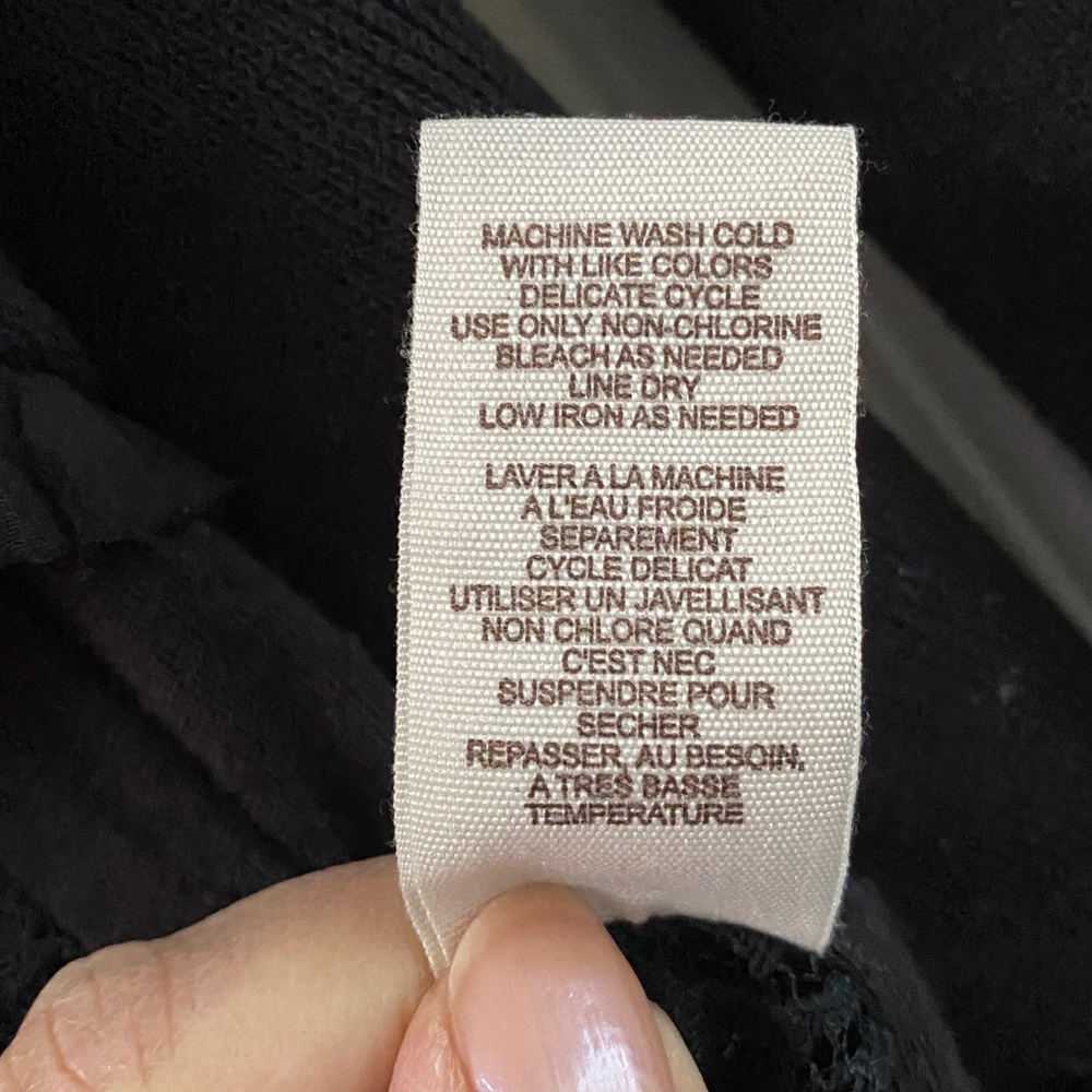 Free People Black Blazer with Button Details - Picture 7 of 8